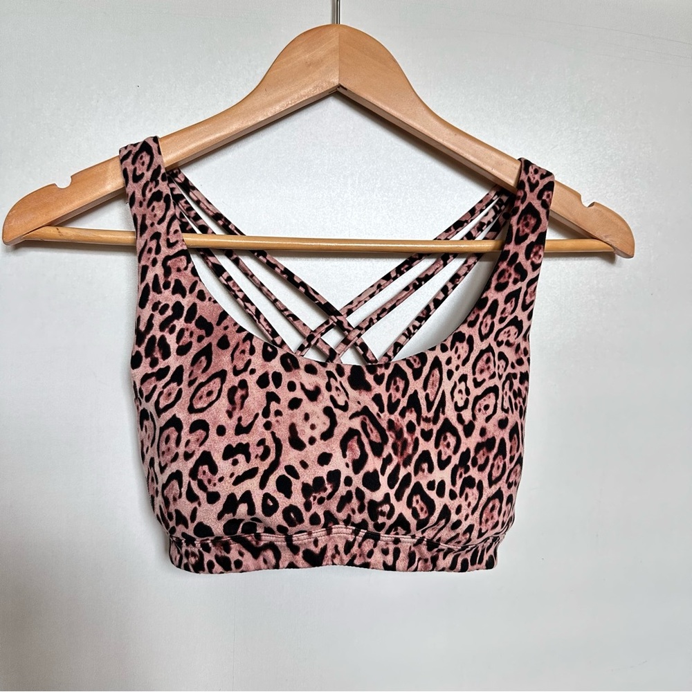 Victorias Secret Animal Print Back Multiple Strap Small